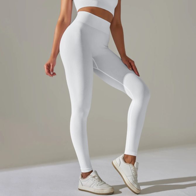 Hygge Push Up Helanke - Active White - Image 2