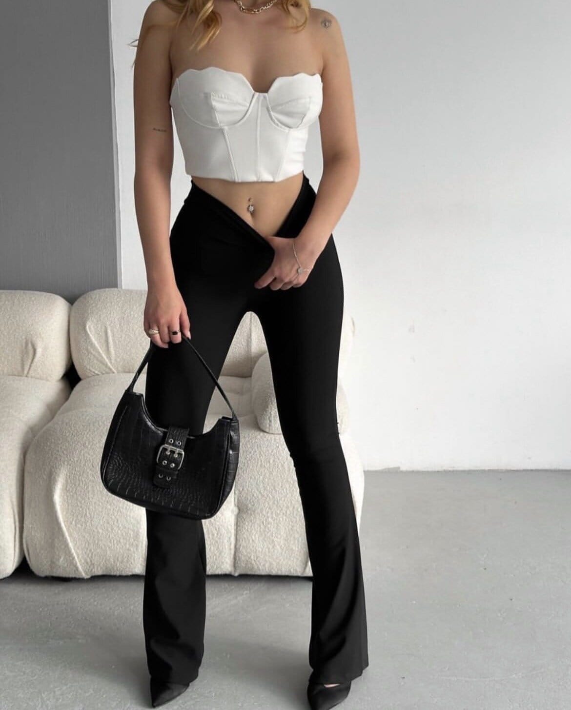 Helanke Zvoncare - Crna 4 Helanke Zvoncare - Crna - Slika 4