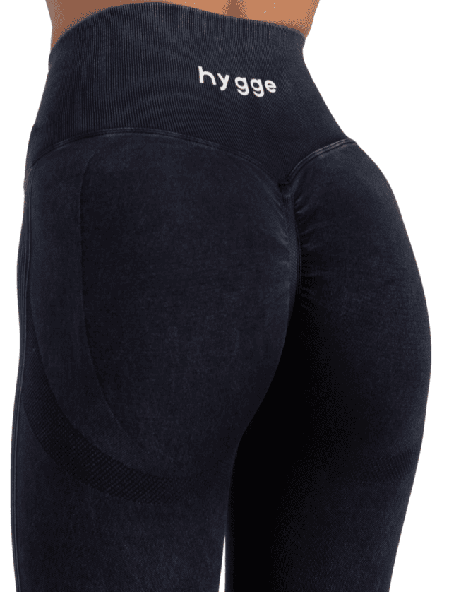 Hygge Push Up Helanke - Frosted Black