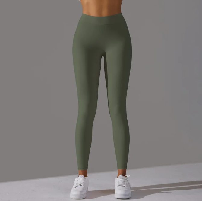 V-Back Push Up Hygge Helanke - Army Green - Image 3