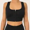 Shape Zip Top - Black