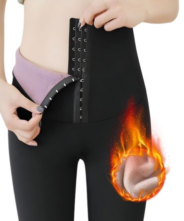 Debele Termo Helanke 350g - Crne