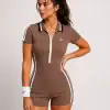 Court Fit Kombinezon - Mocha