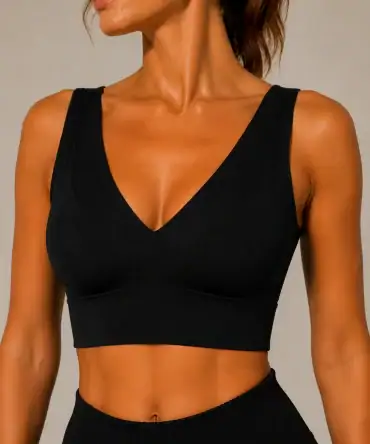 Contour V Top - Black