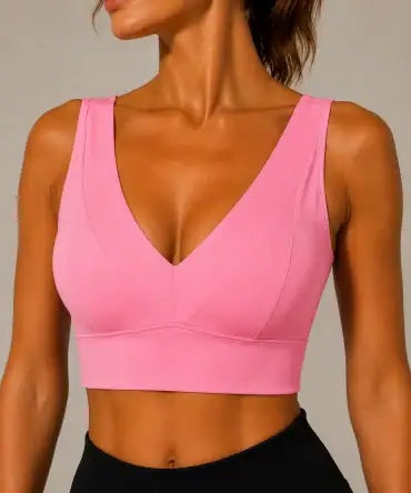 Contour V Top - Pink