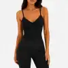 Lace Back Top - Black