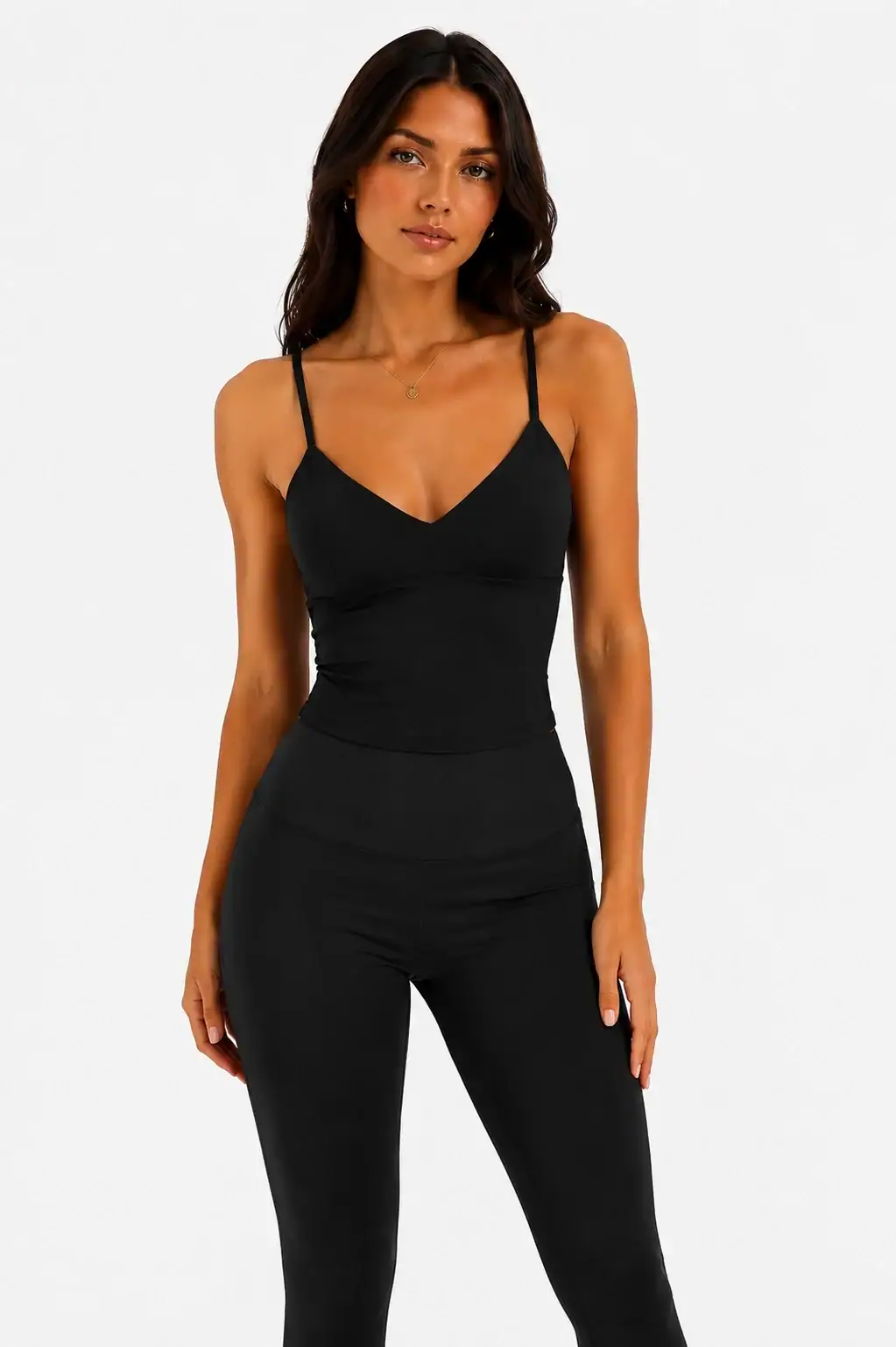 Lace Back Top - Black 1 Lace Back Top - Black