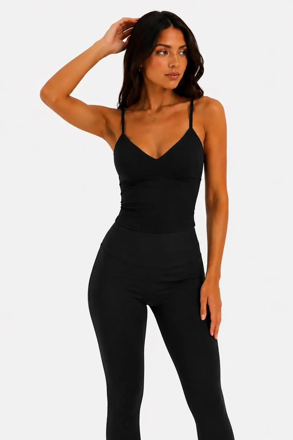 Lace Back Top - Black 4 Lace Back Top - Black - Slika 4