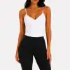Lace Back Top - White
