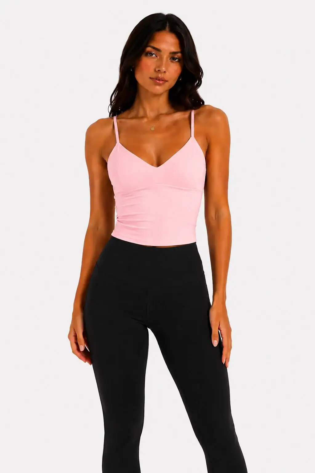 Lace Back Top - Pink 1 Lace Back Top - Pink