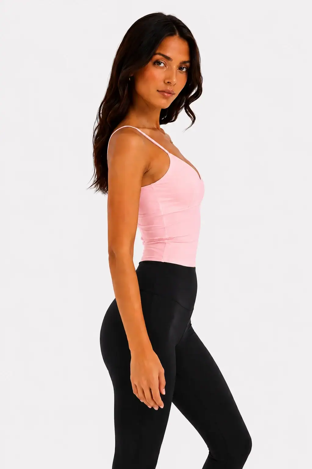 Lace Back Top - Pink 3 Lace Back Top - Pink - Slika 3