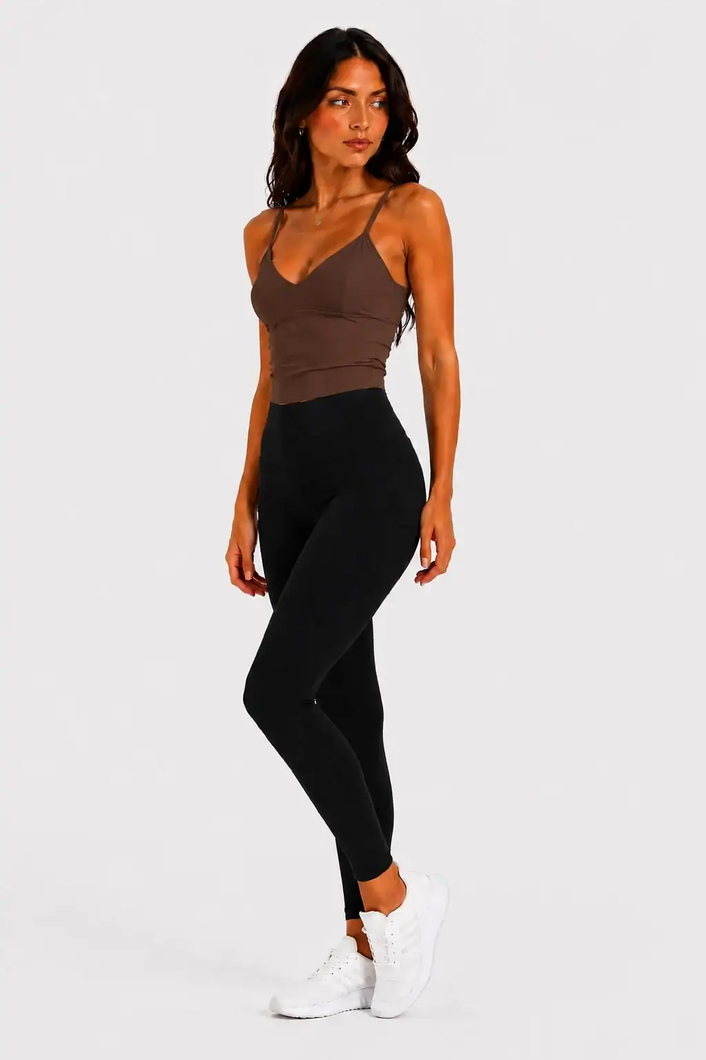 Lace Back Top - Chocolate 4 Lace Back Top - Chocolate - Slika 4