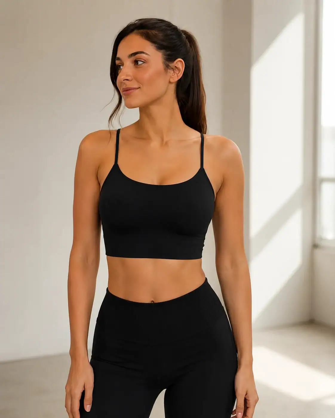 Active Cross Top - Black 1 Active Cross Top - Black
