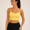 Active Cross Top - Yellow