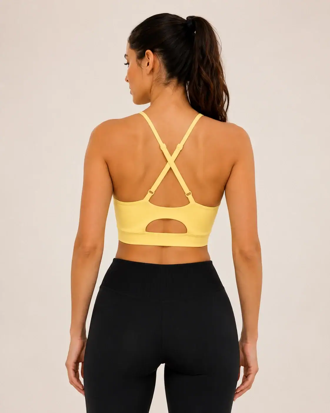 Active Cross Top - Yellow 4 Active Cross Top - Yellow - Slika 4
