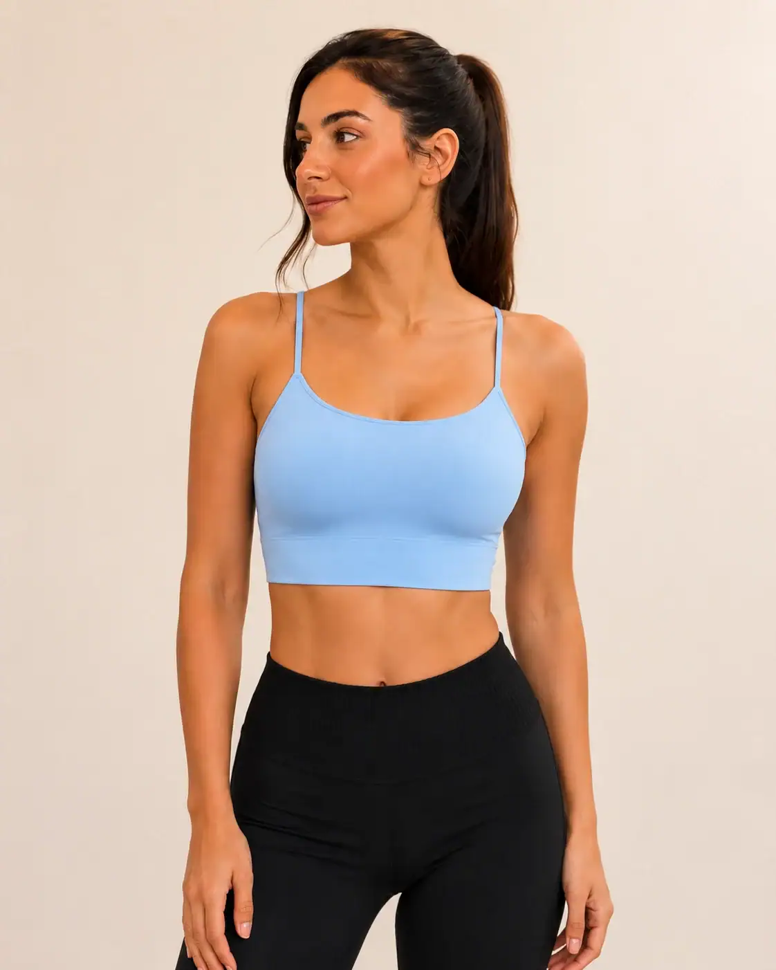 Active Cross Top - Baby Blue 1 Active Cross Top - Baby Blue